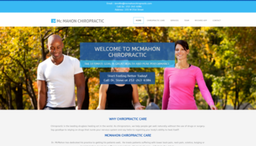 mcmahon chiropractic website
