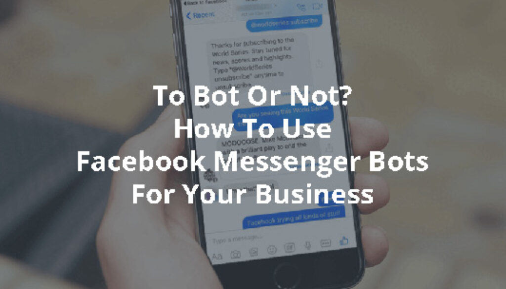 Facebook bot