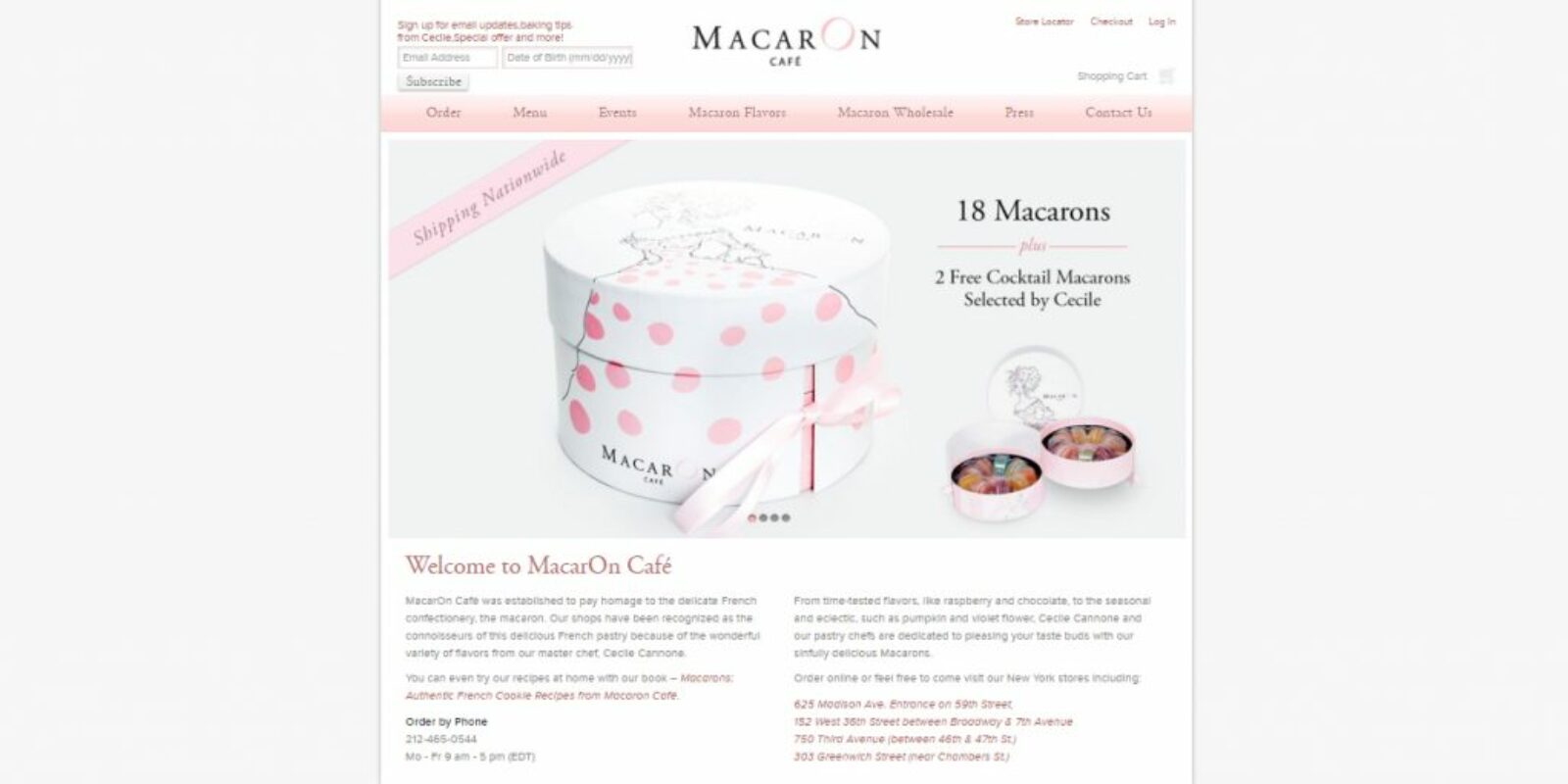 macaron home page