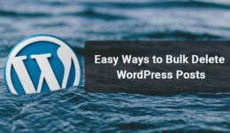 Easy Ways to Bulk Delete WordPress Posts